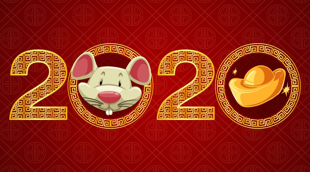 2020, das (chinesische) Jahr der Metall-Ratte - Bild: freepik/brgfx