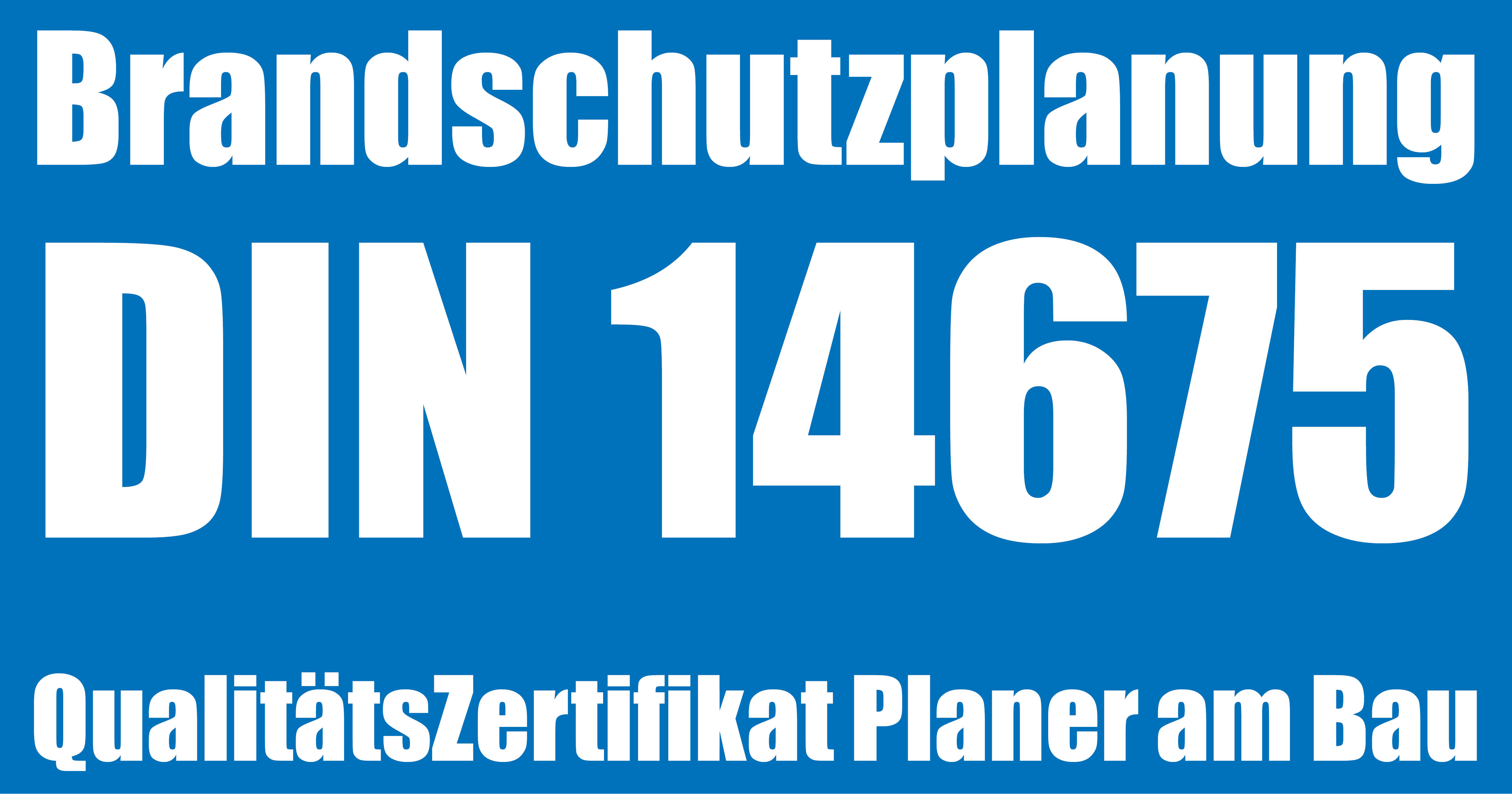 Brandschutzplanung DIN 14675